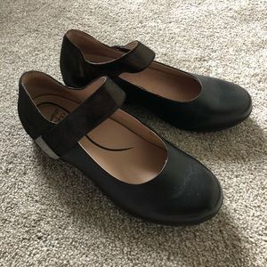DANSKO Mary Jane clogs black leather size 40